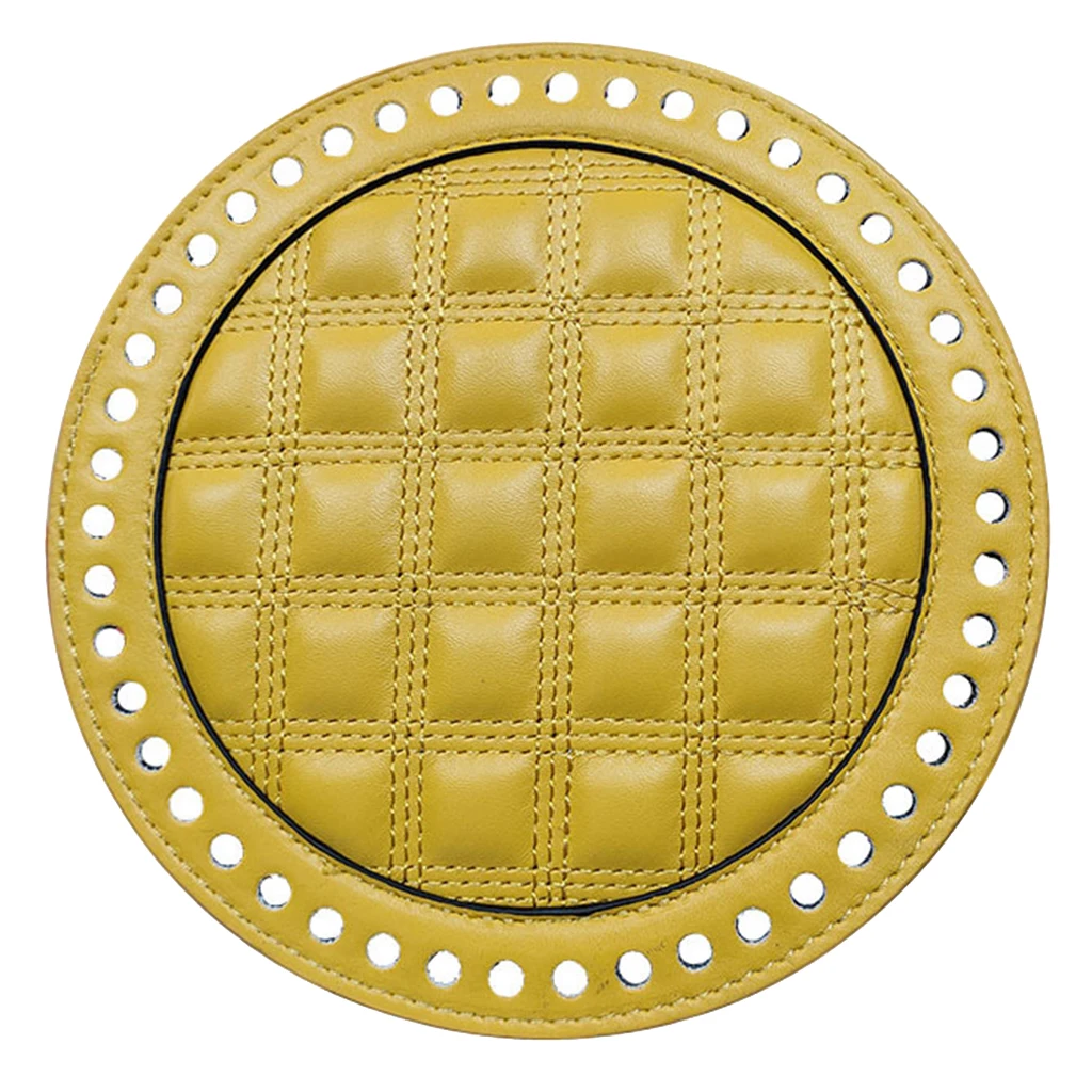 DIY Leather  Shaper Bottom for Knitting Crochet Bags Handbag Cushion Pad