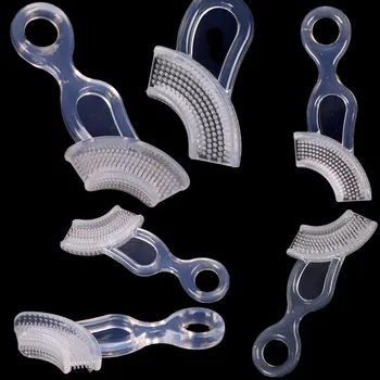 

1pc Cute Baby Toothbrush Children Teeth Clear Massage Soft Silicone Infant Rubber Cleaning Brush Massager Set Girl Boy