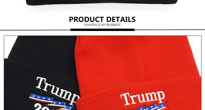 KUNBKANG Trump зимняя вязаная шапка мужские зимние головные уборы для мужчин и женщин KEEP AMERICA GREAT Trump шапка красные зимние шапки