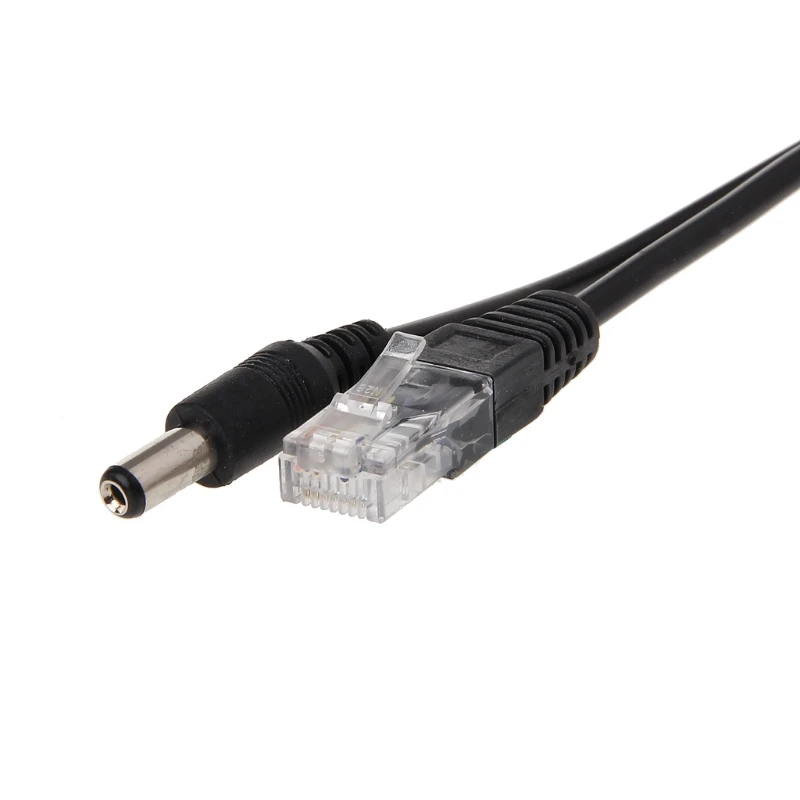 

RJ45 Injector POE Splitter Adapter Cable Kit Passive Power Over Ethernet 12-48V LX9A
