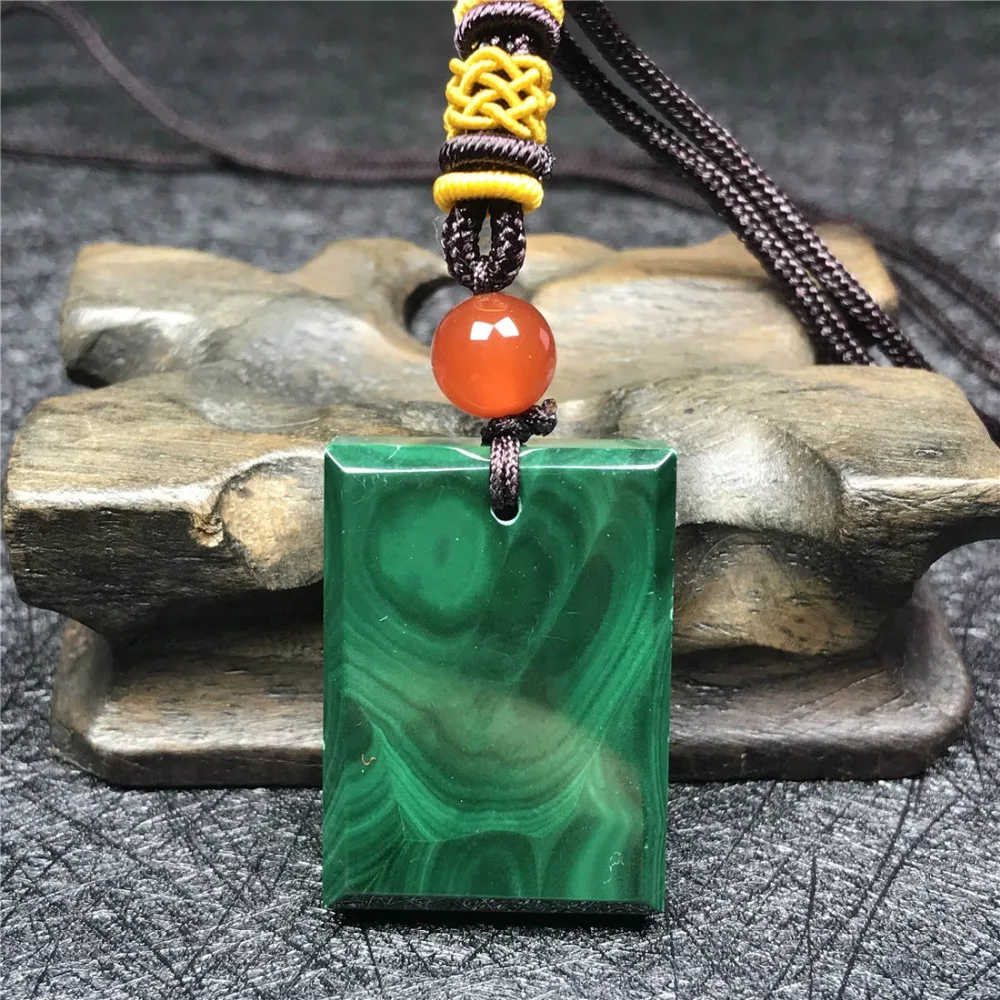 Malachite Pendant Necklace (27)