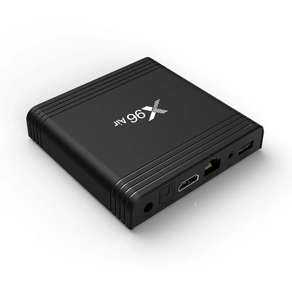 X96 воздуха 8K Amlogic S905X3 Смарт ТВ коробка Android 9 0 4 Гб 64 2 и 5 ГГц Wi Fi 1080P Youtube X96Air Декодер
