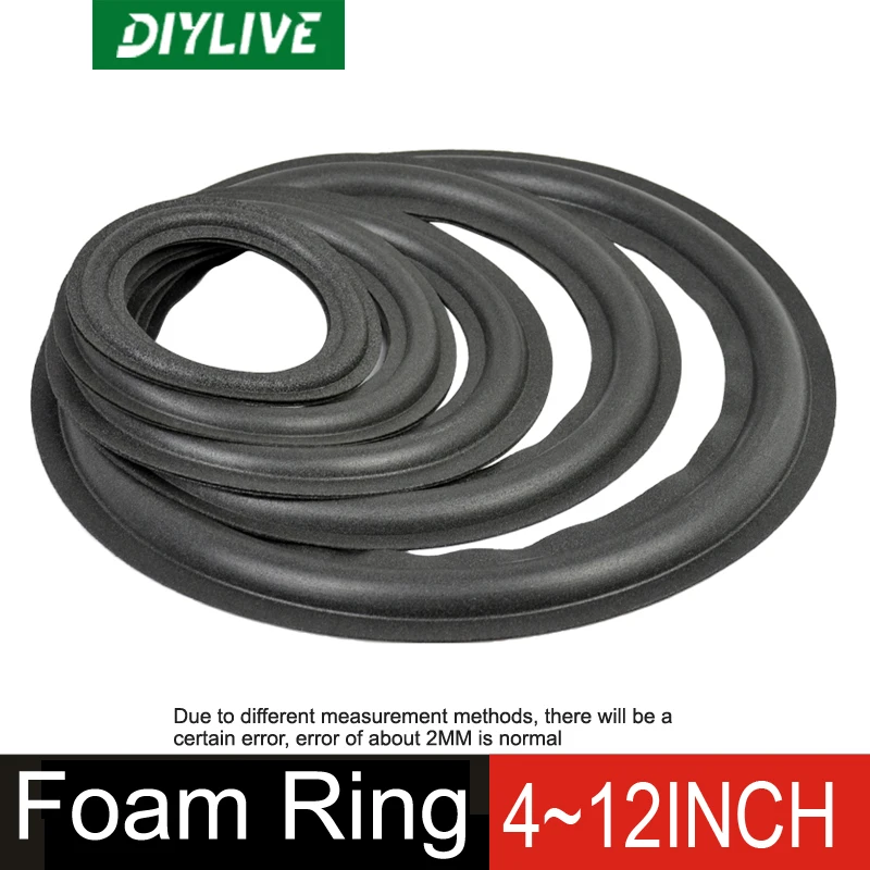 50mm Rubber Speaker Surround Repair Edge For 2-Inch Woofers - DIY Fix For Small Speakers 9 thumbnail image