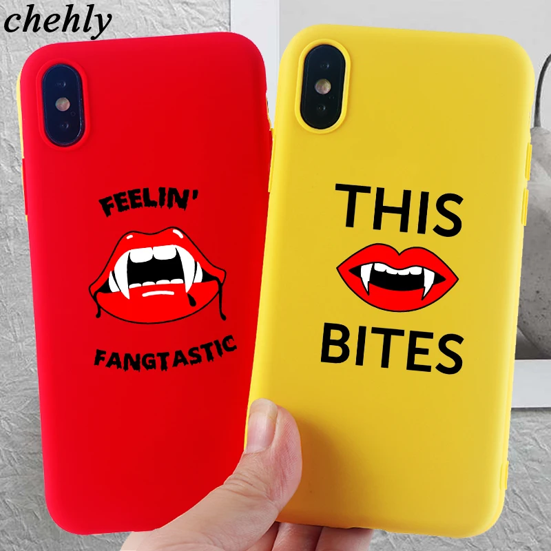 

Funny mouth Phone Case for iPhone X XR XS Max 8 7 6 S Plus 11 Pro MAX Cases Soft Silicone Fitted Mobile Phone Accessories Covers