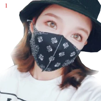 

Korean Print Mask Reusable Mouth Mask Black Mask Mouth Cotton Dust Face Windproof Reusable Mouth Mask Personalized Hip Hop Hot