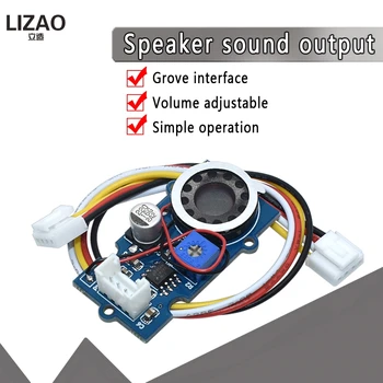 

Grove Speaker Sound Output Module Small Speaker Speaker Accessories with Adjustable for Arduino