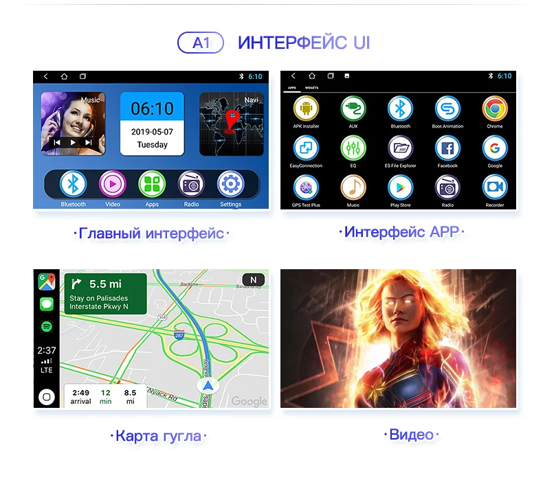 Cheap AINAVI H1 kia rio 3 4 2011 2016 2017 2018 Car Radio Multimedia Video Player Navigation GPS Android 8.1 No 2din 2 din dvd 24