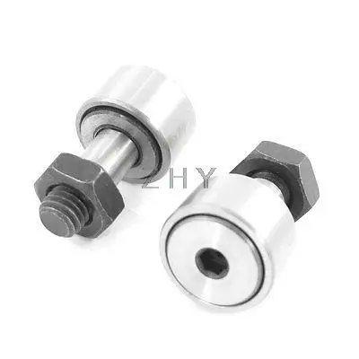 

2 Pcs CF8 7.6mm Diameter Rod Stud Type Track Cam Follower Needle Roller Bearing
