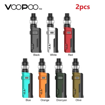 

2 pcs/lot Original VOOPOO REX 80W TC Kit with 2ml/5ml UFORCE Tank & Innovative GENE FIT Chip E-cig Vape Kit No Battery VS Drag