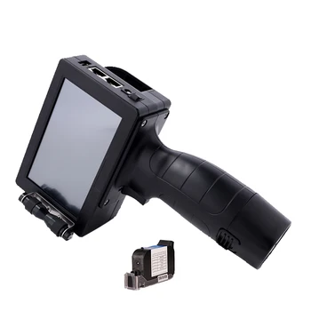 

12.7mm/25.4mm QR Bar Batch Code Variable Date Number Logo Expiry Date Label Portable Hand Jet Handheld Thermal Inkjet Printer