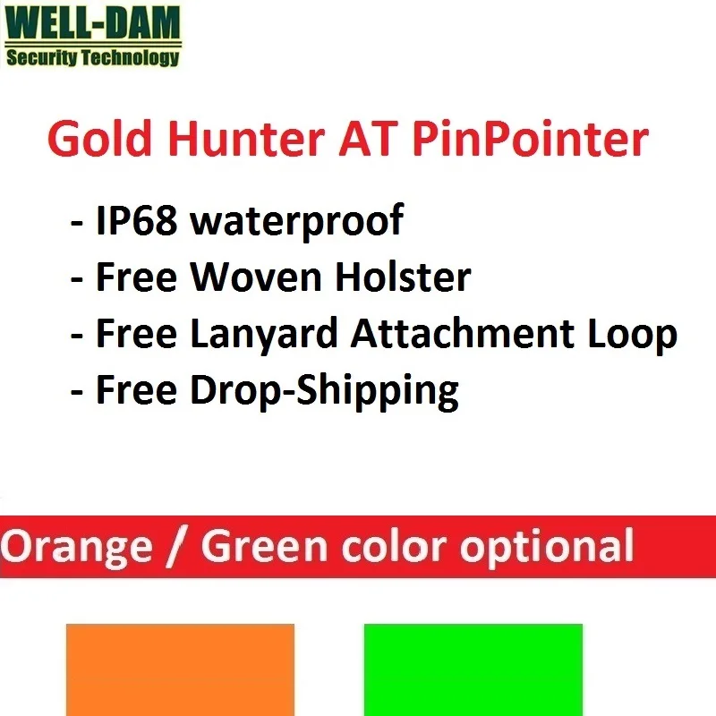 Gold Hunter AT водоотталкивающий контактный указатель детектор металла золота