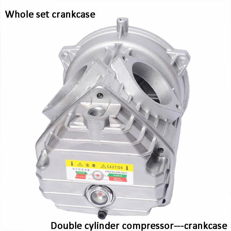 

4500PSI PCP compressor spare parts double cylinder compressor crankcase whole set 1 piece/lot