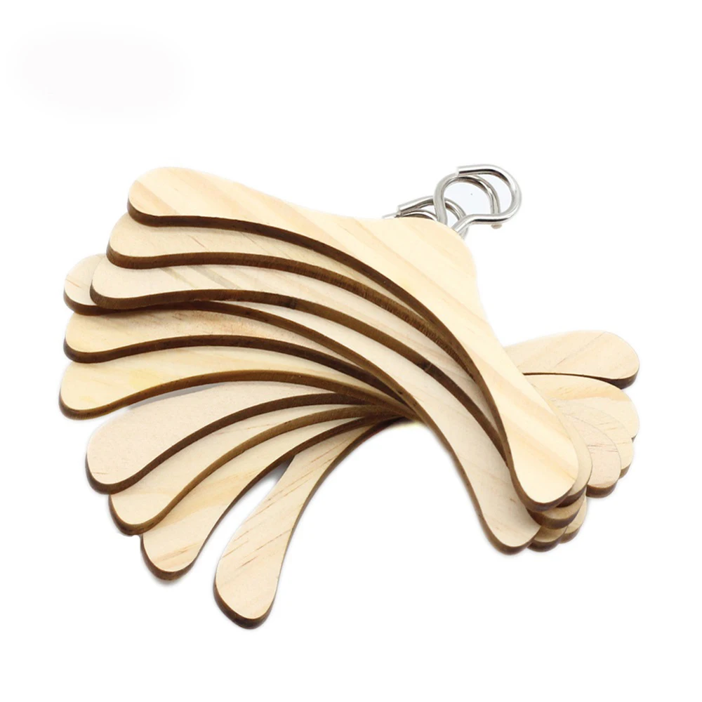 Hanger Doll Clothes Wooden Mini 10pcs/Lot 6cm/10cm/15cm 1/3 1/6 1/12 Storage Rack