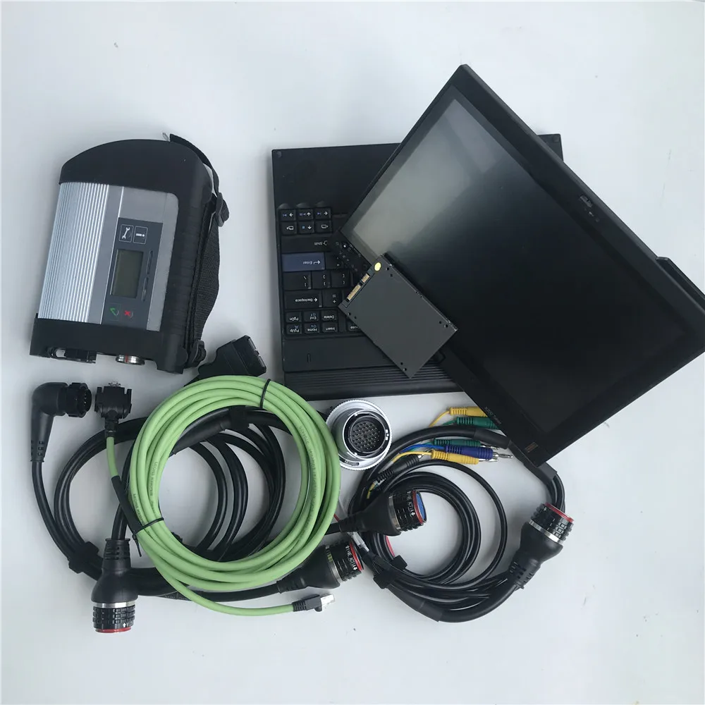 Высококачественный Full Chip MB Star C4 SD Подключение нескольких языков для диагностики