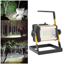 50 Вт 36 светодиодный Светодиодный рабочий свет перезаряжаемый портативный прожектор наружный аварийный ручной рабочий светильник IP65 Водонепроницаемый свет
