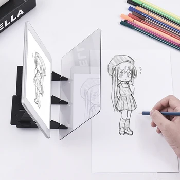 

Imaging Drawing Board Sketch Reflection Dimming Bracket Painting Mirror Plate Tracing Copy Table Projection Board Plotter