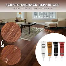 

5/4/3/2 PCS 20ml Wooden Floor Scratch Crack Repair Gel Solid Wood Furniture Polymer Resin Crack Repair Cream Floor Beauty Glue