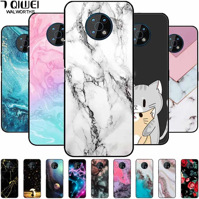 Silicone Soft Marble Fashion Phone Case - Stylish TPU Bumper Back Cover