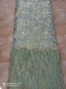 

Hot selling Sequins Lace Fabric Latest African Lace Fabric High Quality Nigerian French Party lace fabric for tulle lace fabric