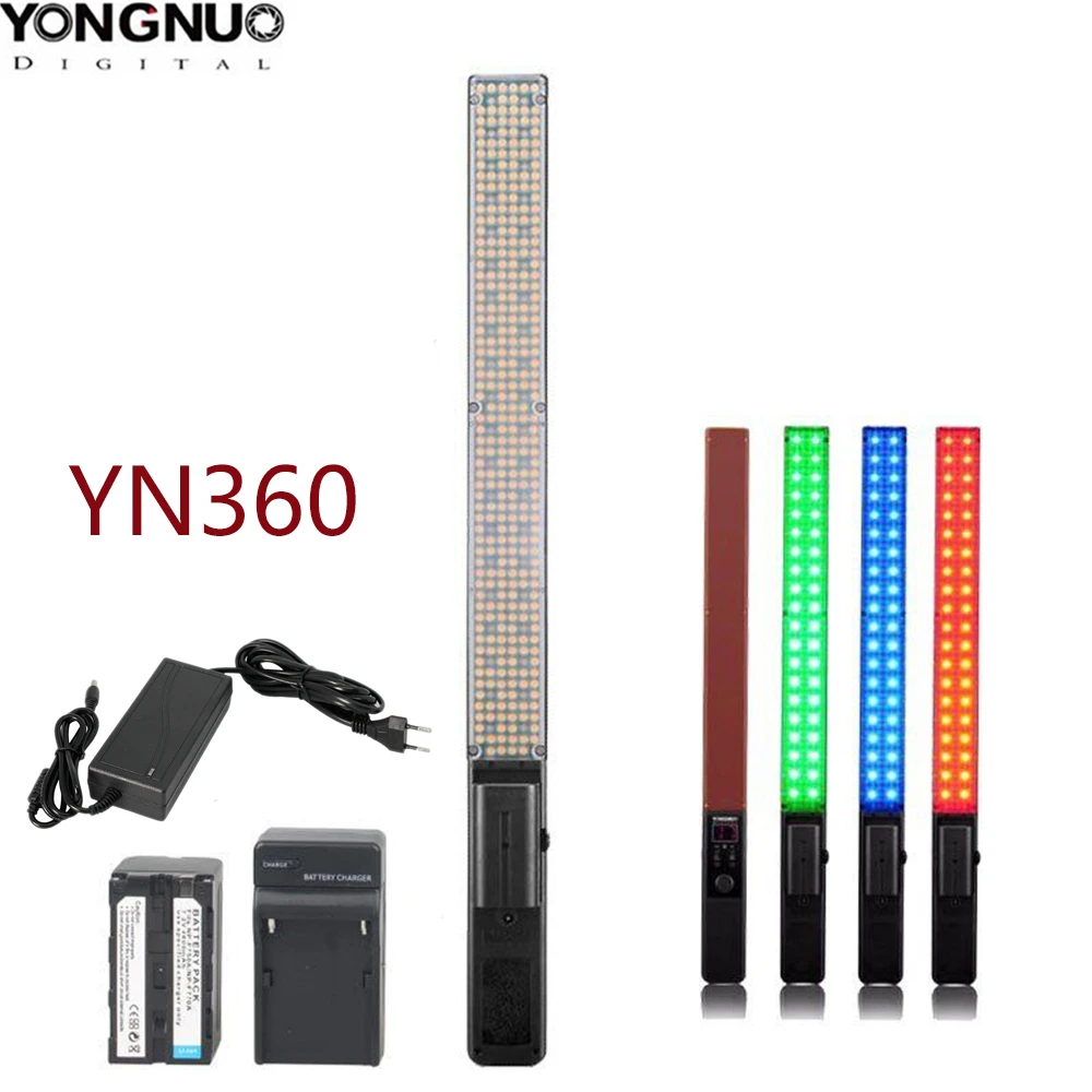 YongNuo YN360S Color Temperature 5500K Ultra-Thin Handheld Ice Stick 148PCS lamp Beads LED Video Flash Light