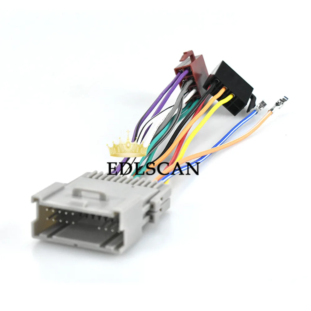 EDLSCAN ForGM 1998-2008 автостерео радио адаптер кабель ISO жгут проводов 12-042