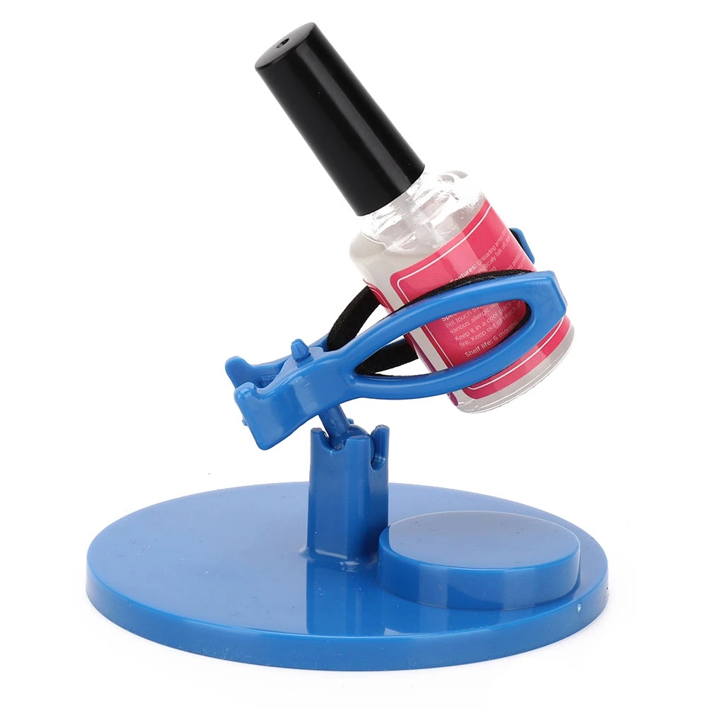 

Nail Polish Gel Bottle Holder Flexible Nail Polish Fixed Base Holder Stand Nail Varnish Stand Clip Grip Support Manicure Tool