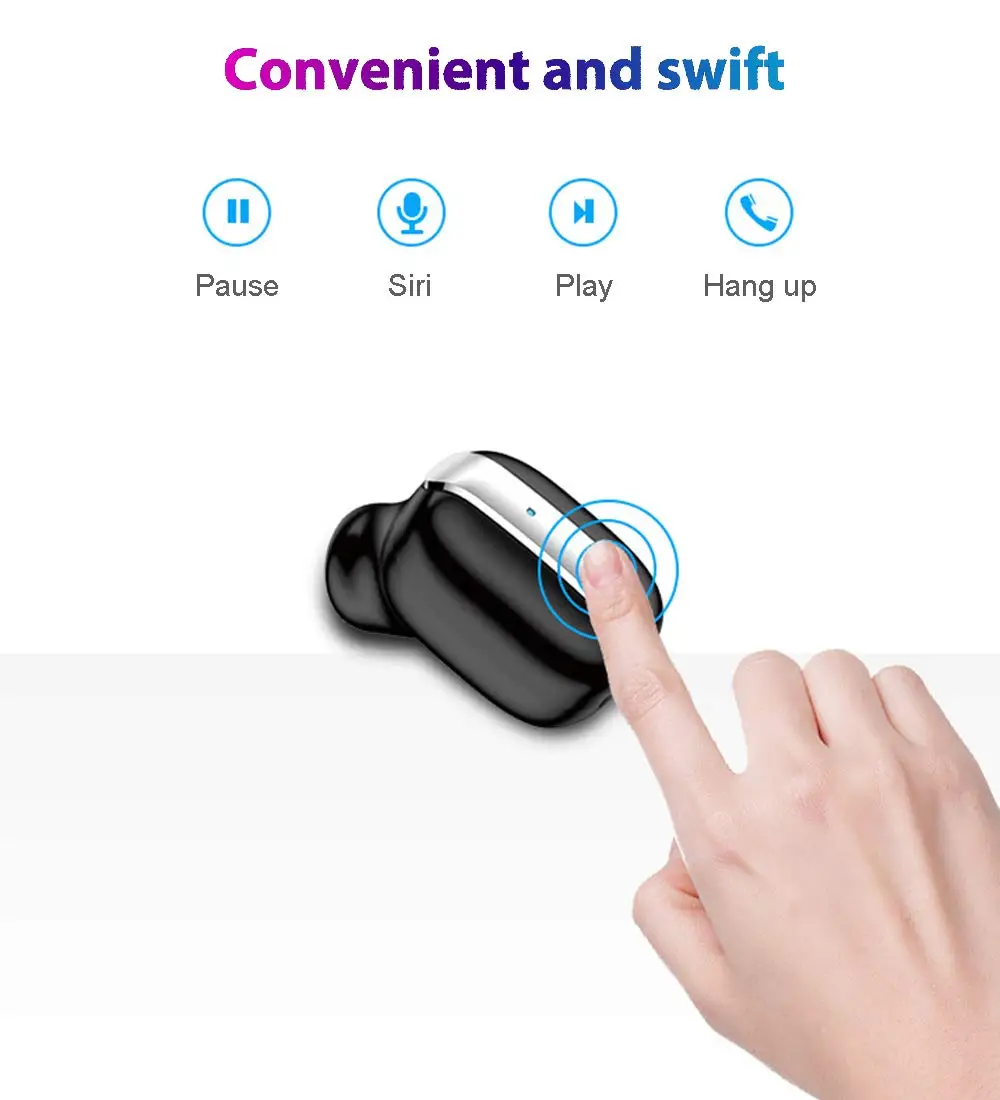 Супер бас беспроводная bluetooth-гарнитура/Спортивная Беговая гарнитура TWS стерео аудио на ухо наушники безболезненная одежда