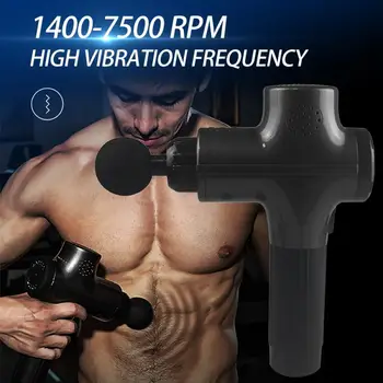 

New Electric Muscle Relaxation Massager Hand-held Deep Muscle Massager Fitness Equipment EU/US/UK Plug