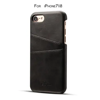 

Multifunction Calf Pattern Phone Case Lightweight Mobile Phones Back Cover Card Wallet Pockets Phone Shell With Card Holder