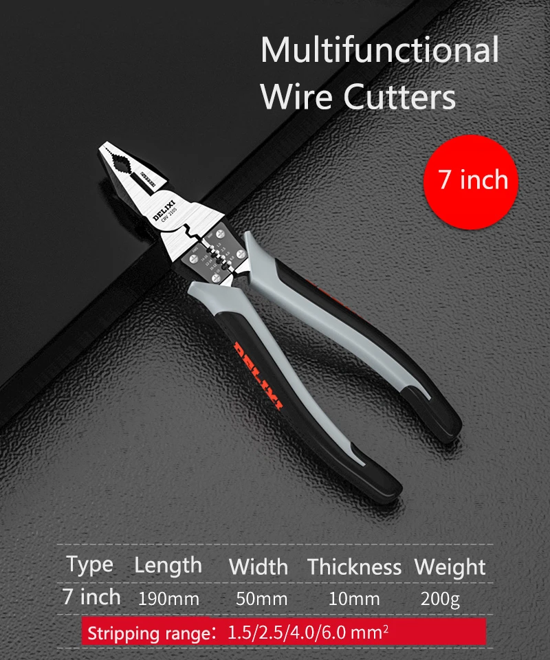 Multifunctional Electrical Wire Cutter Needle Nose Pliers