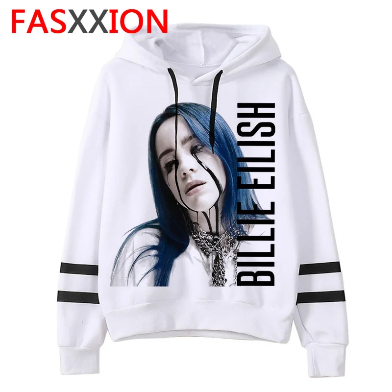 Billie Eilish Толстовка для женщин/мужчин эстетические толстовки ulzzang графическая забавная одежда уличная Корейская с капюшоном негабаритная уличная одежда - Цвет: 2153