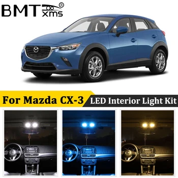 

BMTxms 10Pcs For Mazda CX-3 CX3 2015-2020 Vehicle LED Interior Map Dome Trunk Light Kit License Plate Lights Canbus Car Lighting