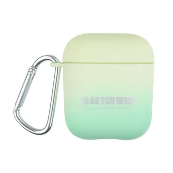 

Cute Silicone Bluetooth Wireless Earphone Gradient Protective Case For Airpods Wireless Headset Accessories Anti-dust Colorful
