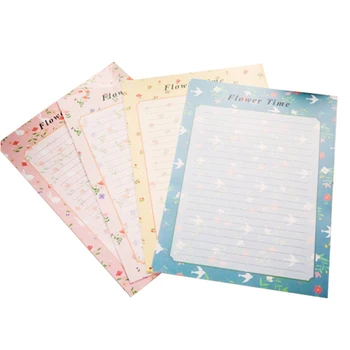 

Creative Retro Cartoon Small Floral Sweets Envelope Letter Set 6 Pcs Letter Paper+3 Pcs Envelopes Set Office School Supplies