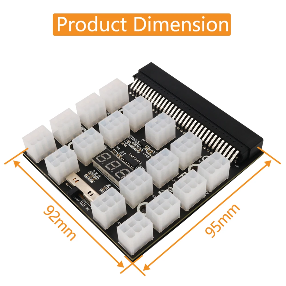 alimentation psu pour serveur adaptateur de carte de dérivation avec ports atx broches pour