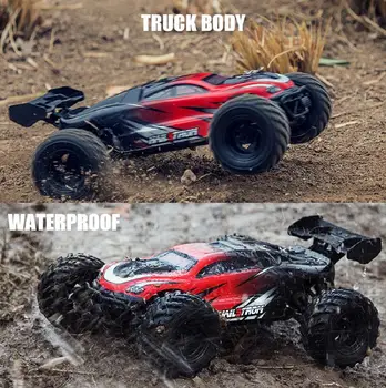 

50km/h Bigfoot Rc Truck 4x4 Rc Climbing Cars Off-road Waterproof Remote Control Cars Rc Vehicle Toys For Children Rc Trucks