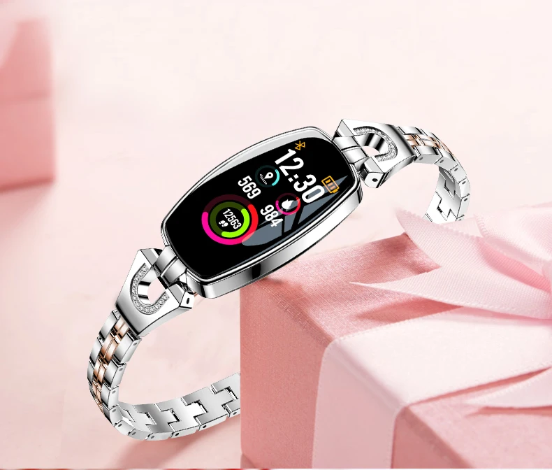 LEMFO H8 Смарт-часы Для женщин 2018 Водонепроницаемый мониторинга сердечного ритма Bluetooth для Android IOS Фитнес браслет «Умные» часы