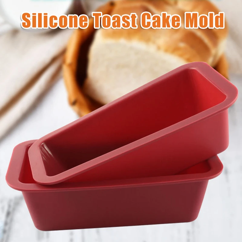 Silicone Bread Cake Baking Loaf Pan Meatloaf Tray Non-Stick Silicone Bakeware 