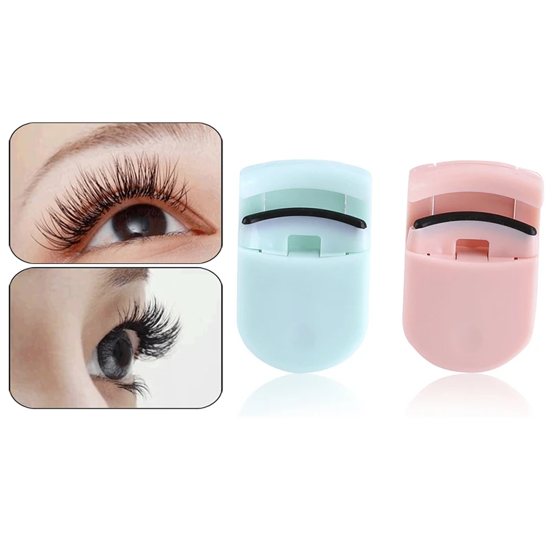 2pcs mini portable eyelash curler, natural lashes curling, make