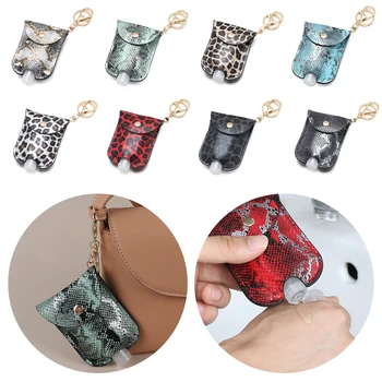 

Portable Hand Sanitizer Keychain Holder Reusable Refillable Bottle for Liquid 60ml hand sanitizer bottle