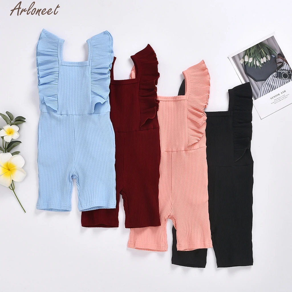2020 новорожденный мальчик ползунки комбинезон для малышей Девочки карамельный