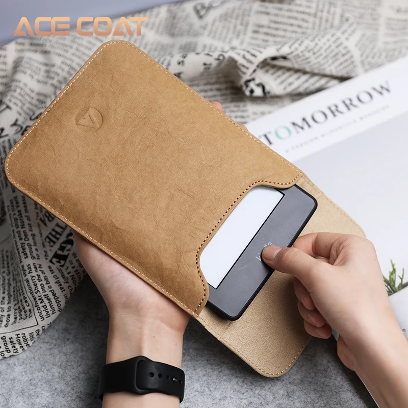 ACECOAT Моющийся крафт бумажный чехол для электронной книги всех типов Paperwhite Voyage 6