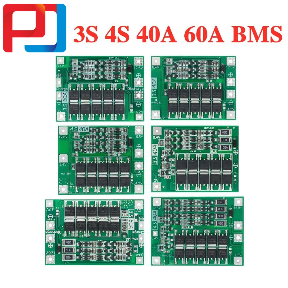 4S 40A литий-ионная литиевая батарея 18650 зарядное устройство для печатной платы с