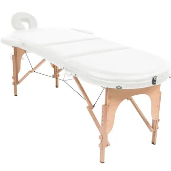 

Folding Massage Bed Beauty Bed Salon Furniture Massage Tables Folding Portable Spa Table Lightweight Adjustable Height Bed