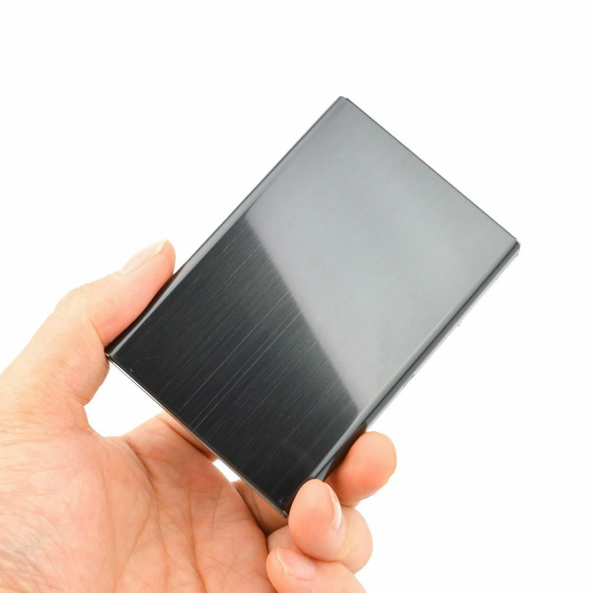 Нержавеющая сталь ID кредитный держатель для карт чехол из нержавеющей стали Тонкий RFID Блокировка Анти-сканирования кошелек для путешествий работа Бизнес