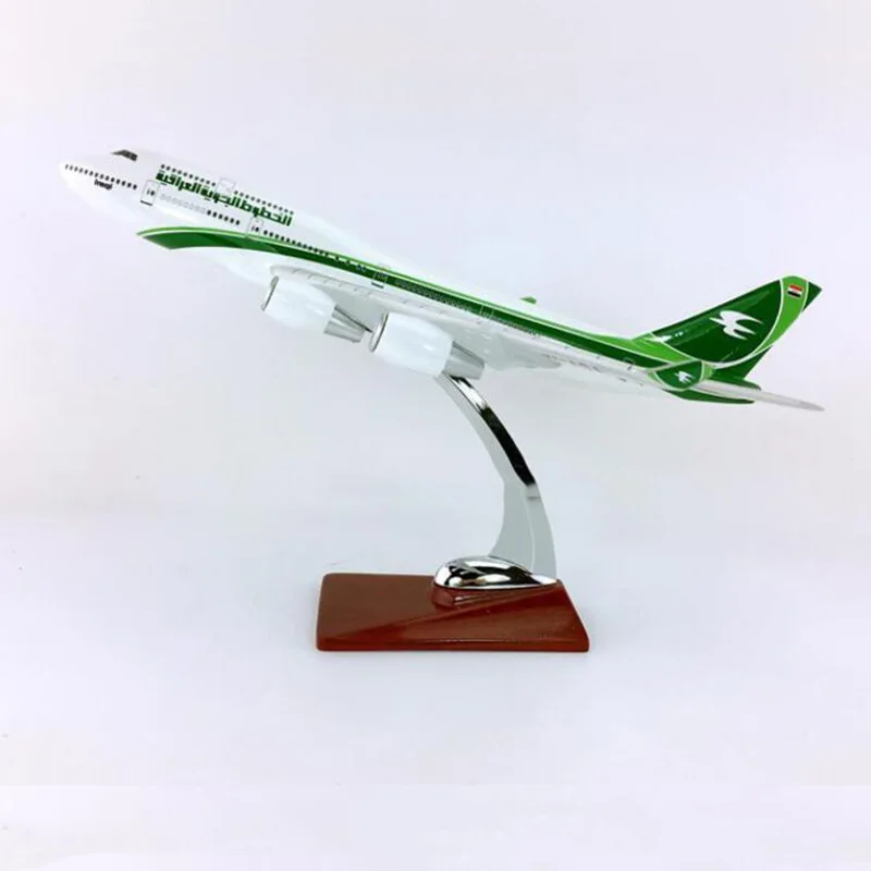 30 см irakh Airways Airbus 1:230 масштаб Boeing B747-400 Модель W база литья под давлением пластиковый сплав airplaen игрушка детский самолет