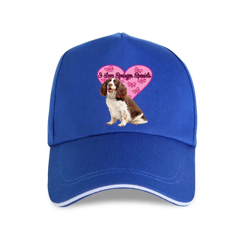 Новинка бейсболка Springer Spaniel для собак I Love Spaniels-выбор размеров и цветов |