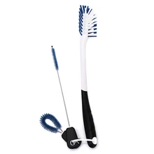 Набор кистей для чистки на 360 градусов с вращающейся головкой, 1 набор кистей для бутылочек и сосок