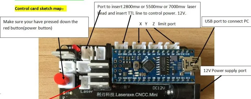 DIY Настольный лазерный гравировальный станок маркировочная машина резьба по