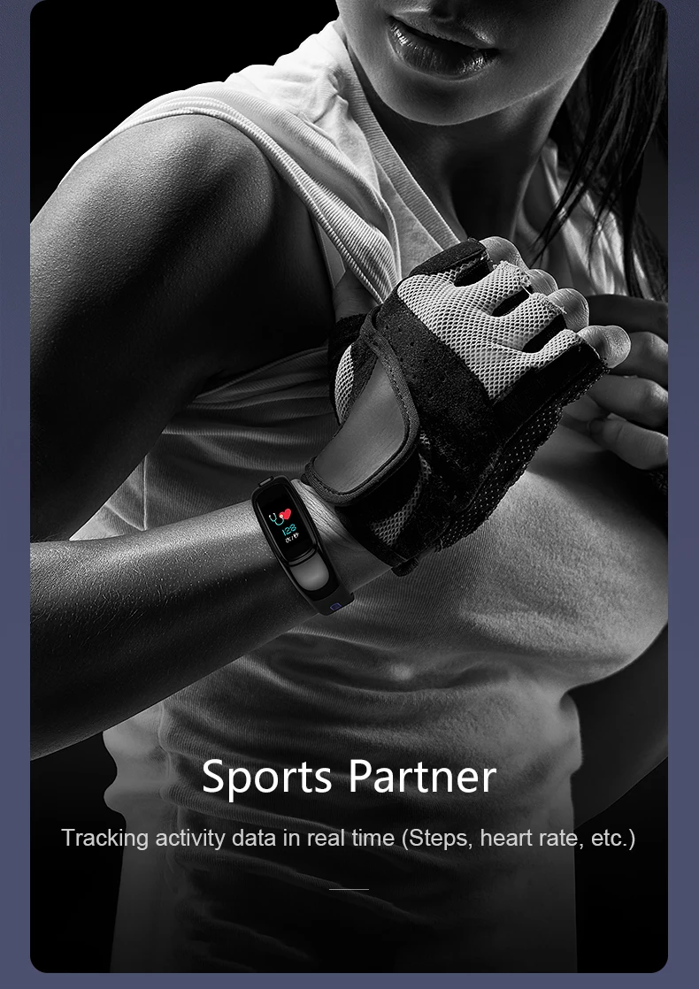 Bluetooth smart band наушники гарнитура браслет кровяное давление сенсор пульса спортивный автоматизированный браслет для мужчин pk kingwear kr04